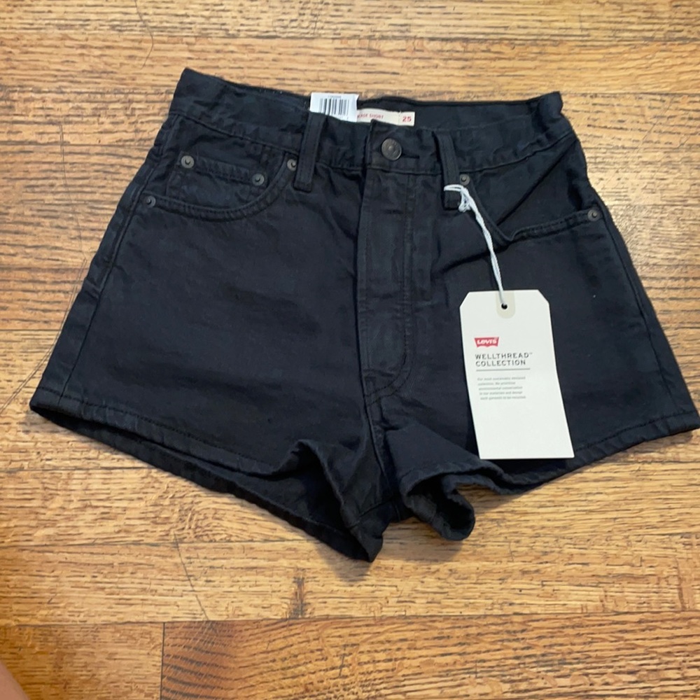 Black Levis Shorts